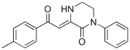 (3Z)-3-[2-(4-methylphenyl)-2-oxo-ethylidene]-1-phenyl-piperazin-2-one 구조식 이미지