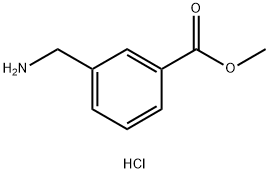 Methyl 3-(aminomethyl)benzoate hydrochloride Structure
