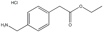 4-aminomethylphenylacetic acid ethyl ester(HCl) 구조식 이미지