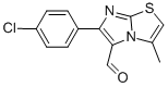 6-(4-CHLOROPHENYL)-3-METHYLIMIDAZO[2,1-B]THIAZOLE-5-CARBOXALDEHYDE Structure