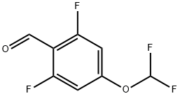 4-(Difluoromethoxy)-2,6-difluorobenzaldehyde Structure