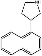 3-(1-Naphthyl)pyrrolidine 구조식 이미지