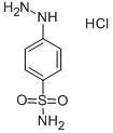 4-Hydrazinobenzene-1-sulfonamide hydrochloride 구조식 이미지
