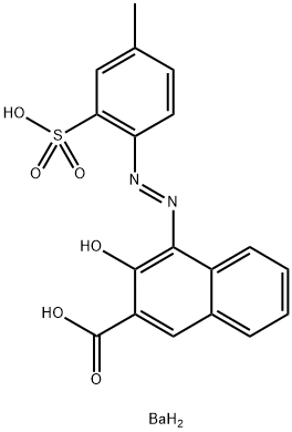 barium 3-hydroxy-4-[(4-methyl-2-sulphonatophenyl)azo]-2-naphthoate 구조식 이미지