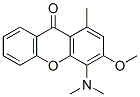 4-(Dimethylamino)methyl-3-methoxy-9H-xanthen-9-one Structure