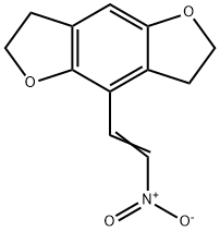 4-(2-Nitro-1-Ethenyl)-2,3,6,7-Tetrahydrobenzo[1,2-B:4,5-B']Difuran Structure