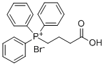 3- 카르복시 프로필 (트리 페닐) 포스 포늄, 브로마이드 구조식 이미지