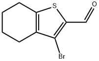 3-bromo-4,5,6,7-tetrahydro-1-benzothiophene-2-carbaldehyde 구조식 이미지