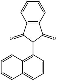 2-naphthalen-1-ylindene-1,3-dione Structure