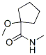 시클로펜탄카르복사미드,1-메톡시-N-메틸- 구조식 이미지