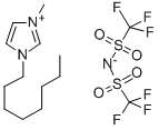 3-METHYL-1-OCTYLIMIDAZOLIUM BIS(TRIFLUOROMETHYLSULFONYL)IMIDE Structure