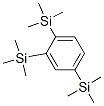[2,5-Bis(trimethylsilyl)phenyl](trimethyl)silane Structure