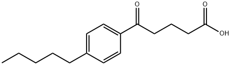 5-옥소-5-(4-N-펜틸페닐)발레릭산 구조식 이미지