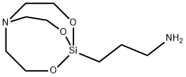 3-(2,8,9-Trioxa-5-aza-1-silabicyclo[3.3.3]undecane-1-yl)-1-propanamine 구조식 이미지