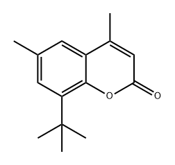 8-tert-butyl-4,6-dimethyl-2-benzopyrone Structure