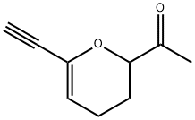 Ethanone,1-(6-ethynyl-3,4-dihydro-2H-pyran-2-yl)- Structure