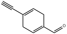 1,4-시클로헥사디엔-1-카르복스알데히드,4-에티닐-(9CI) 구조식 이미지