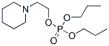 인산2-피페리디노에틸디프로필에스테르 구조식 이미지