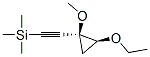Silane, [(2-ethoxy-1-methoxycyclopropyl)ethynyl]trimethyl-, (1S-trans)- (9CI) Structure