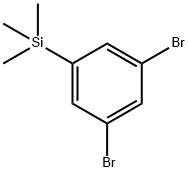 3,5-DIBROMO-1-TRIMETHYLSILYLBENZENE Structure