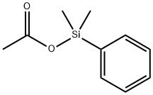 PHENYLDIMETHYLACETOXYSILANE 구조식 이미지