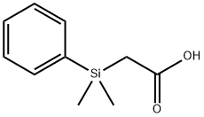 DIMETHYLPHENYLSILYLACETIC ACID Structure