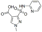 1-methyl-3-(pyridin-2-ylsulfamoyl)pyrazole-4-carboxylic acid Structure