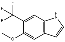6-(trifluoromethyl)-5-methoxy-1H-indole Structure