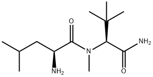 L-VALINAMIDE, L-LEUCYL-N, 3-DIMETHYL Structure