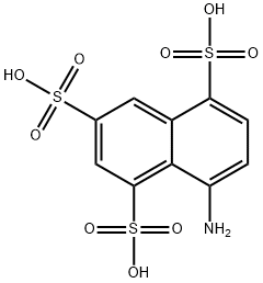 1-나프틸아민-4,6,8-트리술폰산 구조식 이미지