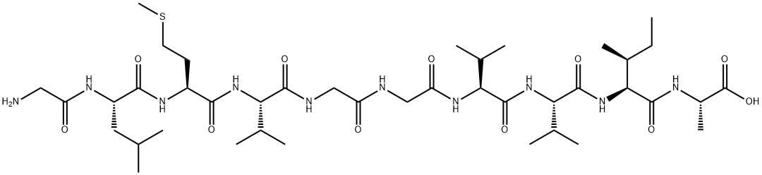 AMYLOID BETA-PROTEIN (33-42) Structure