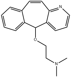 5-[2-(Dimethylamino)ethoxy]-5H-benzo[4,5]cyclohepta[1,2-b]pyridine 구조식 이미지