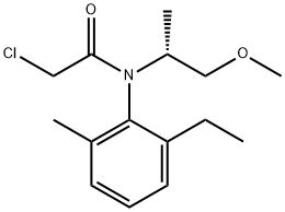 2-CHLORO-N-(2-ETHYL-6-METHYLPHENYL)-N-[(1S)-2-METHOXY-1-METHYLETHYL]ACETAMIDE Structure