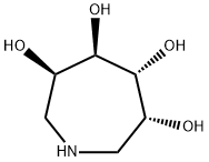 (3R,4R,5R,6R)-3,4,5,6-TETRAHYDROXYAZEPANE HCL 구조식 이미지