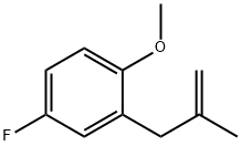 3-(5-FLUORO-2-METHOXYPHENYL)-2-METHYL-1-PROPENE 구조식 이미지