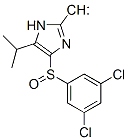 [4-(3,5-dichlorophenyl)sulfinyl-5-propan-2-yl-1H-imidazol-2-yl]methano l 구조식 이미지