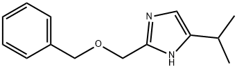 2-BENZYLOXYMETHYL-4-ISOPROPYL-1H-IMIDAZOLE Structure