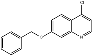 7-BENZYLOXY-4-CHLOROQUINOLINE Structure