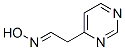 4-Pyrimidineacetaldehyde, oxime, (E)- (9CI) Structure