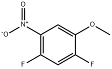 2,4-디플루오로-5-메톡시니트로벤젠 구조식 이미지