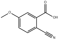 2-Cyano-5-methoxybenzoic acid Structure