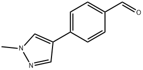 4-(1-METHYL-1H-PYRAZOL-4-YL)BENZALDEHYDE Structure