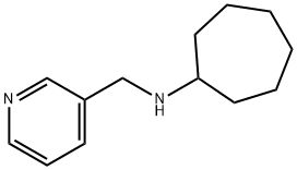 N-(pyridin-3-ylmethyl)cycloheptanamine Structure