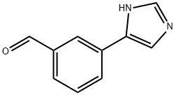 3-(1H-IMIDAZOL-4-YL)벤잘데하이드 구조식 이미지