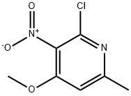 2-클로로-4-메톡시-6-메틸-3-니트로피리딘 구조식 이미지