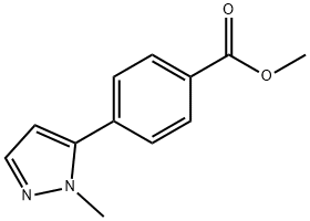 Methyl 4-(1-methyl-1H-pyrazol-5-yl)benzoate Structure