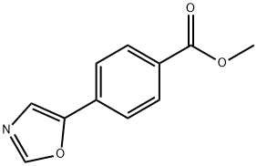 Methyl 4-(5-Oxazolyl)benzoate Structure
