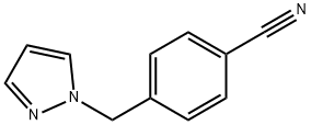 4-(1H-PYRAZOL-1-YLMETHYL)BENZONITRILE Structure