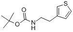 (2-THIOPHEN-3-YL-ETHYL)-CARBAMIC ACID TERT-BUTYL ESTER Structure