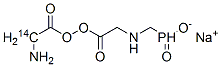 GLYPHOSATE-(GLYCINE-2-14C) SODIUM SALT Structure